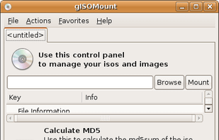 gISOmount screenshot 1