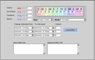 MIDI Transform screenshot 1