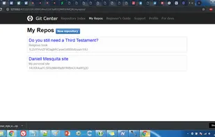 Page containing your repos, even if you're not logged