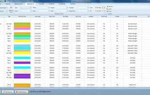 Booking List - eResource Scheduler 4.0.1