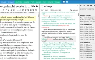 Use and recall daily and hourly auto-backups
