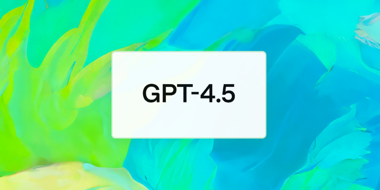 OpenAI introduces GPT-4.5, its newest and largest non-reasoning AI model image