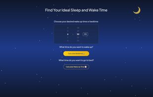 Sleep Calculator App screenshot 1