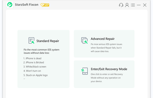 StarzSoft Fixcon home interface
