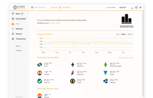 Cudo Miner screenshot 1