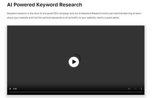 Keyword research is the start of any great SEO campaign and our AI Keyword Research tools use machine learning to learn about your website and find the optimal keywords to drive traffic to your website.