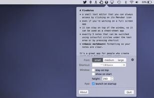 FiveNotes screenshot 1
