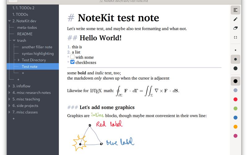 Free Note-taking Tools for Windows filtered by 'Handwritten Notes ...