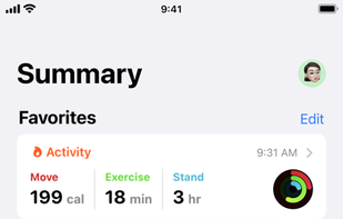 Apple Health screenshot 1
