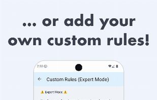 ... or add your own custom rules!