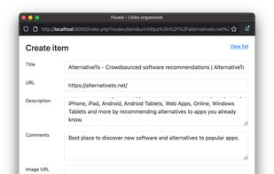 Adding a new bookmarklet