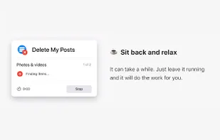 Delete My Posts screenshot 2