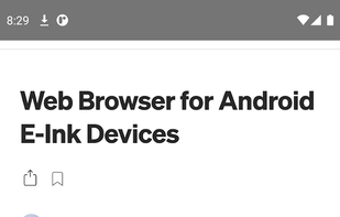 EinkBro screenshot 1