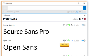 FontDrop screenshot 1