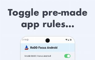 Toggle pre-made app rules...