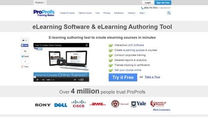 ProProfs eLearning Authoring tool screenshot 1