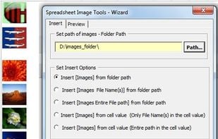 Spreadhsheet Image Tools Wizard