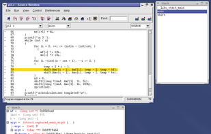 Watch Window and Stack