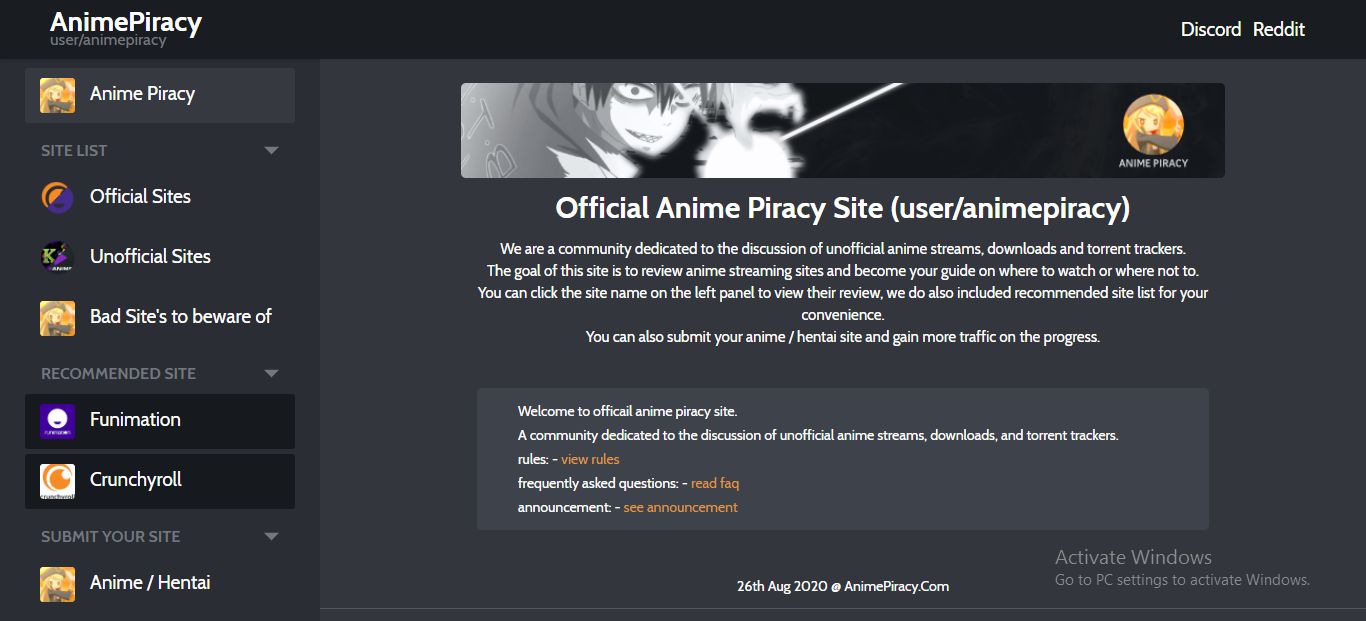 Best website for anime : r/Piracy