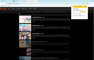 Crunchyroll - all shows page