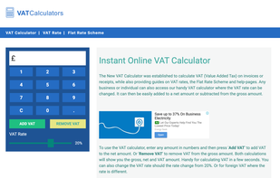 VAT Calculators screenshot 1