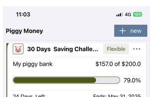 Piggy money - saving goals screenshot 1
