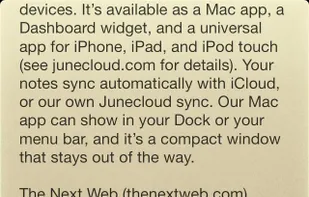 Notefile screenshot 2