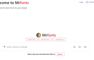 MrFonts screenshot 1