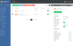 1-click payroll generation