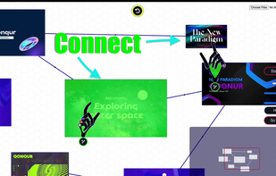Create interconnected webs of multi-media content.