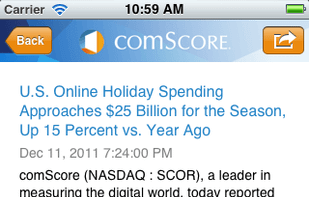 ComScore Media Metrix screenshot 1
