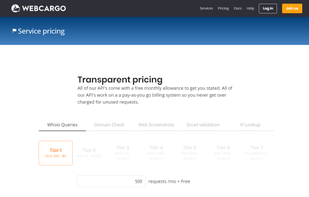 WebCargo screenshot 1