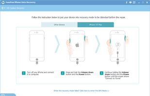 put iphone 7 plus in recovery mode