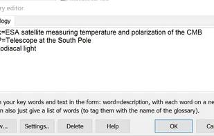 Use custom glossaries