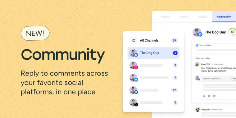 Buffer launches Community, a free hub to manage all social media comments in one place image