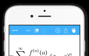 Ability to create complex mathematical equations.