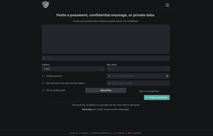 Hemmelig.app screenshot 1