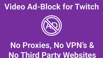 Video Ad-Block for Twitch screenshot 1