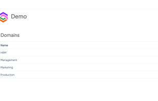 Stek overview (domains list, Demo)