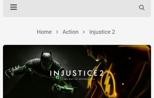 Game download page with all information and screenshots