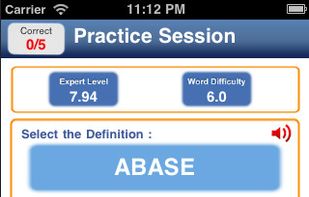 IntelliVocab for SAT screenshot 1