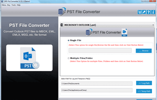 DRS PST File Converter screenshot 1