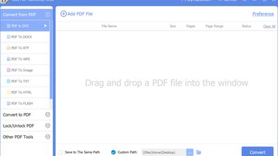 Deli PDF Converter Main Interface