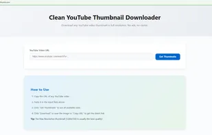 CleanYTThumb screenshot 1