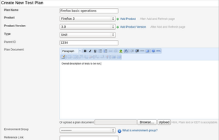 Create IEEE 829 or free text Test Plan

This document describes what and how are you going to test