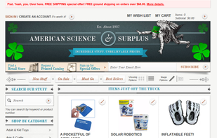 American Science Surplus screenshot 1
