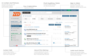 Teamwork and Sharing Made Easy. - Faster. Simpler. Better. Without Email.