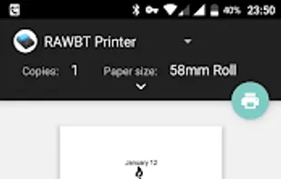 RawBT Thermal ESC/POS Printer Driver screenshot 1