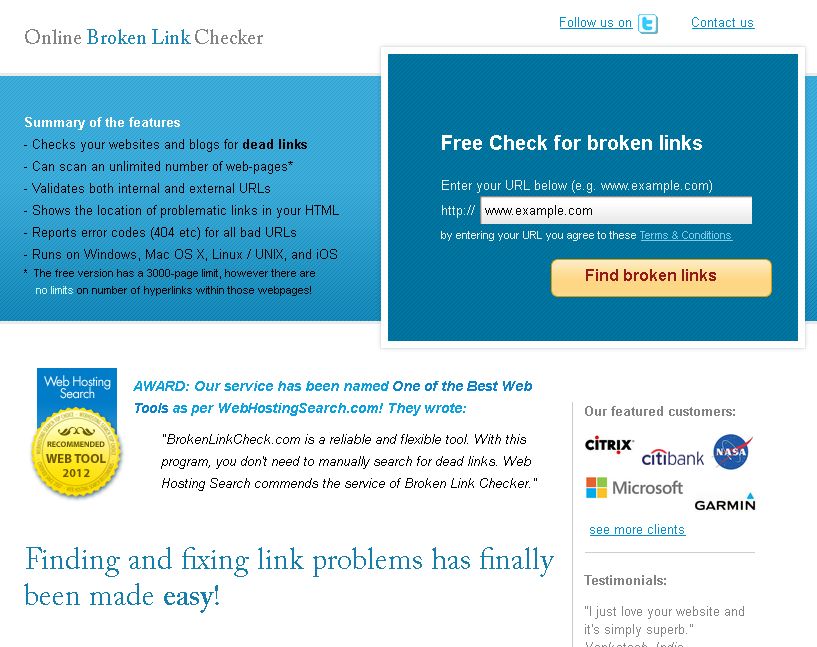 Link Checker Brokenlinkcheck Alternatives And Similar Sites Apps Alternativeto