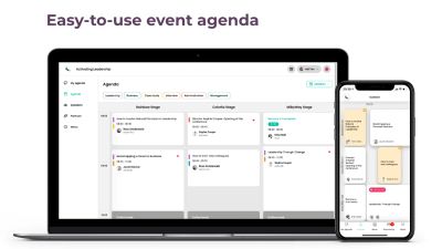 The whole event program at your fingertips
